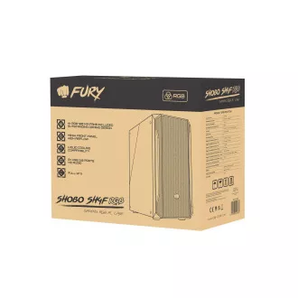 PC kućište Fury SHOBO/Midi Tower/Transpar./Black