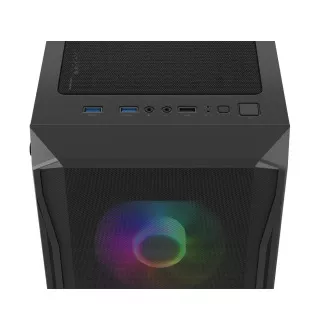 PC kućište Fury SHOBO/Midi Tower/Transpar./Black