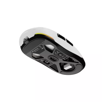 Genesis gaming miš ZIRCON 660/Gaming/Optički/12.000 DPI/Žičani/Bežični/Bijeli