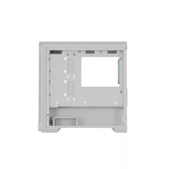 Kućište za računalo Genesis IRID 503 ARGB LITE/Mini Tower/Prozirno/Bijelo Kućište za računalo Genesis IRID 503 ARGB LITE/Mini Tower/Prozirno/Bijelo