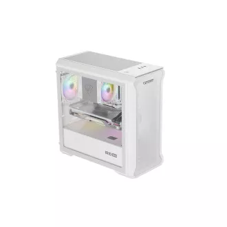 Kućište za računalo Genesis IRID 503 ARGB LITE/Mini Tower/Prozirno/Bijelo Kućište za računalo Genesis IRID 503 ARGB LITE/Mini Tower/Prozirno/Bijelo