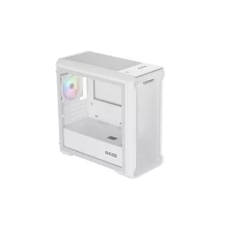 Kućište za računalo Genesis IRID 503 ARGB LITE/Mini Tower/Prozirno/Bijelo Kućište za računalo Genesis IRID 503 ARGB LITE/Mini Tower/Prozirno/Bijelo