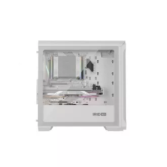 Kućište za računalo Genesis IRID 503 ARGB LITE/Mini Tower/Prozirno/Bijelo Kućište za računalo Genesis IRID 503 ARGB LITE/Mini Tower/Prozirno/Bijelo