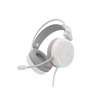Gaming slušalice s mikrofonom Genesis NEON 613 G2/Utičnica/Stalak/bijele
