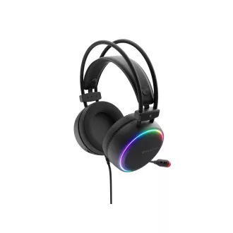Gaming slušalice s mikrofonom Genesis NEON 613 G2/Utičnica/Stojalo/Crna