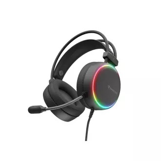 Gaming slušalice s mikrofonom Genesis NEON 613 G2/Utičnica/Stojalo/Crna