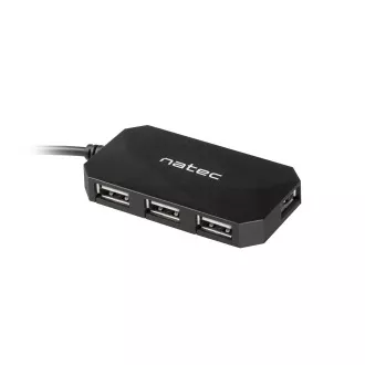 Natec Locust hub 4x USB 2.0 HUB, crni Natec Locust hub 4x USB 2.0 HUB, crni