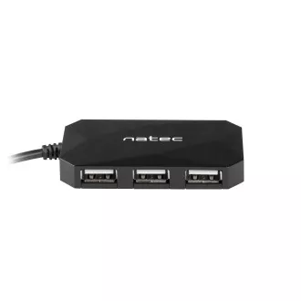 Natec Locust hub 4x USB 2.0 HUB, crni Natec Locust hub 4x USB 2.0 HUB, crni