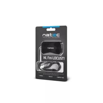 Natec Locust hub 4x USB 2.0 HUB, crni Natec Locust hub 4x USB 2.0 HUB, crni