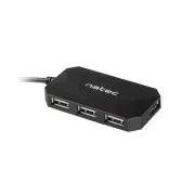 Natec Locust hub 4x USB 2.0 HUB, crni