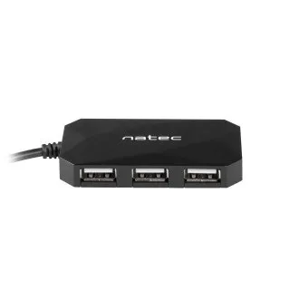 Natec Locust hub 4x USB 2.0 HUB, crni Natec Locust hub 4x USB 2.0 HUB, crni