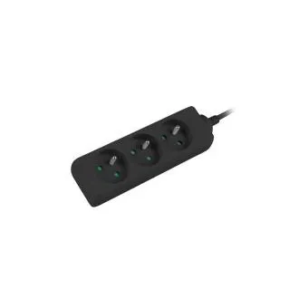 Lanberg PS0 produžni kabel, 3 utičnice, 1,5m, crni Lanberg PS0 produžni kabel, 3 utičnice, 1,5m, crni