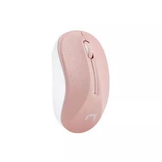 Natec optički miš TOUCAN/1600 DPI/Travel/Optički/1600 DPI/Bežični USB/Bijelo-roza