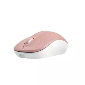 Natec optički miš TOUCAN/1600 DPI/Travel/Optički/1600 DPI/Bežični USB/Bijelo-roza