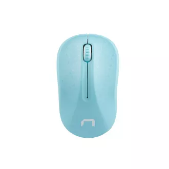 Natec optički miš TOUCAN/1600 DPI/Travel/Optički/1600 DPI/Bežični USB/Bijelo-plavi