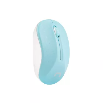 Natec optički miš TOUCAN/1600 DPI/Travel/Optički/1600 DPI/Bežični USB/Bijelo-plavi