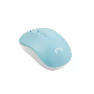 Natec optički miš TOUCAN/1600 DPI/Travel/Optički/1600 DPI/Bežični USB/Bijelo-plavi