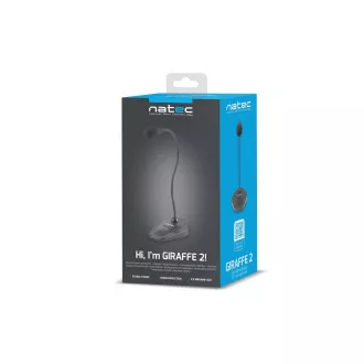 Natec mikrofon GIRAFFE 2, Mini Jack, crni