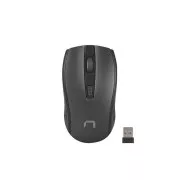 Natec optički miš JAY 2/1600 DPI/Office/Optički/1600 DPI/Bežični USB/Crni
