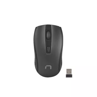 Natec optički miš JAY 2/1600 DPI/Office/Optički/1600 DPI/Bežični USB/Crni