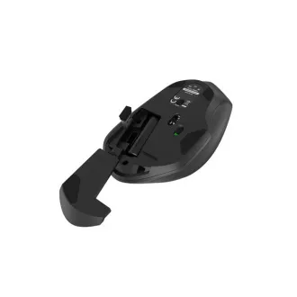 Natec optički miš SISKIN 2/Office/Optički/Za dešnjake/1600 DPI/USB+BT/Crni Natec optički miš SISKIN 2/Office/Optički/Za dešnjake/1600 DPI/USB+BT/Crni