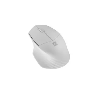 Natec optički miš SISKIN 2/Office/Optički/Za dešnjake/1600 DPI/USB+BT/Bijeli