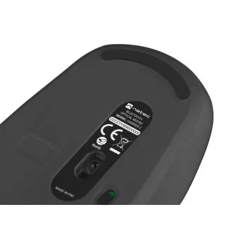 Natec optički miš HARRIER 2/1600 DPI/Office/Optički/1600 DPI/Bežični Bluetooth/Crni