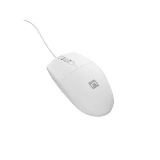 Natec optički miš RUFF 2/1000 DPI/Office/Optički/1000 DPI/Žični USB/Bijeli