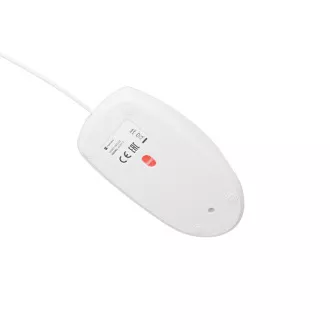 Natec optički miš RUFF 2/1000 DPI/Office/Optički/1000 DPI/Žični USB/Bijeli