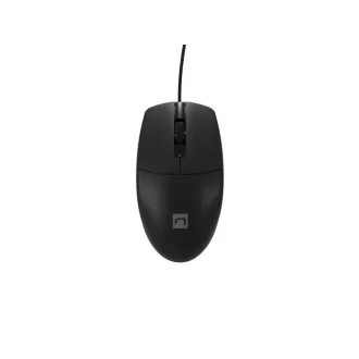 Natec optički miš RUFF 2/1000 DPI/Office/Optički/1000 DPI/Žični USB/Crni