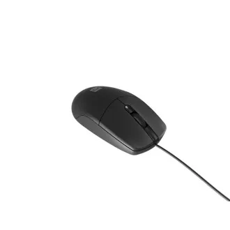 Natec optički miš RUFF 2/1000 DPI/Office/Optički/1000 DPI/Žični USB/Crni