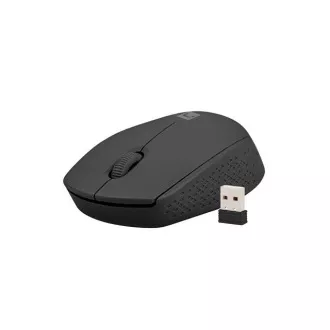 Miš Natec STORK/Uredski/Optički/1600 DPI/Bežični USB/Crni