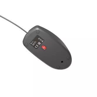 Natec optički miš RUFF Plus 1200 DPI/Office/Optički/1200 DPI/Žični USB/Crni