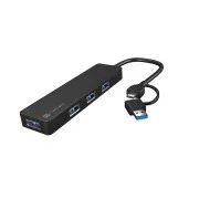 Natec MAYFLY 4xUSB-A 3.0 HUB hub + USB-A adapter
