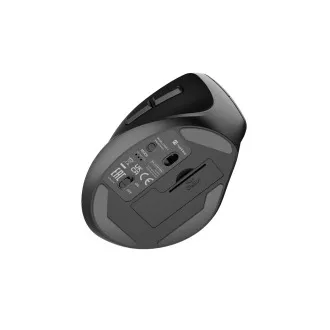 Natec CRAKE 2/Uredski/Optički/Za ljevoruke/2400 DPI/USB+BT/Crni