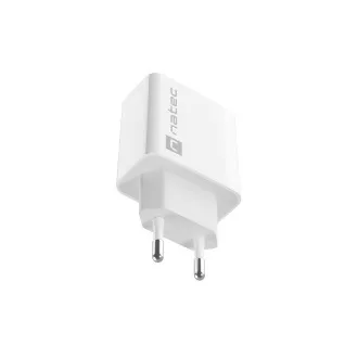 Univerzalni punjač Natec RIBERA 18W 1X USB-A, bijeli