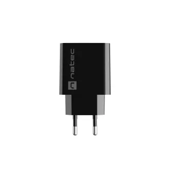 Univerzalni punjač Natec RIBERA 18W 1X USB-A, crni