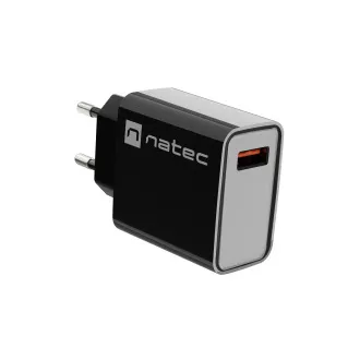 Univerzalni punjač Natec RIBERA 18W 1X USB-A, crni