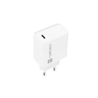 Univerzalni punjač Natec RIBERA 20W 1X USB-C, bijeli