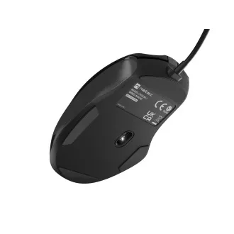 Natec optički miš PIGEON 2/4.000 DPI/Office/Optički/4.000 DPI/Žični USB/Crni