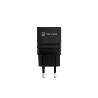 Univerzalni USB punjač Natec RIBERA GaN 30 W, 1X USB-A, 1X USB-C, crni Univerzalni USB punjač Natec RIBERA GaN 30 W, 1X USB-A, 1X USB-C, crni