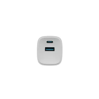 Univerzalni USB punjač Natec RIBERA GaN 30W, 1X USB-A, 1X USB-C, bijeli