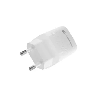 Univerzalni USB punjač Natec RIBERA GaN 30W, 1X USB-A, 1X USB-C, bijeli