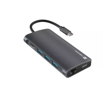 Natec multiport adapter FOWLER 2 3X USB 3.0 HUB, HDMI 4K, USB-C, RJ45, SD, MICRO SD Natec multiport adapter FOWLER 2 3X USB 3.0 HUB, HDMI 4K, USB-C, RJ45, SD, MICRO SD