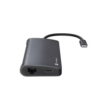 Natec multiport adapter FOWLER 2 3X USB 3.0 HUB, HDMI 4K, USB-C, RJ45, SD, MICRO SD Natec multiport adapter FOWLER 2 3X USB 3.0 HUB, HDMI 4K, USB-C, RJ45, SD, MICRO SD
