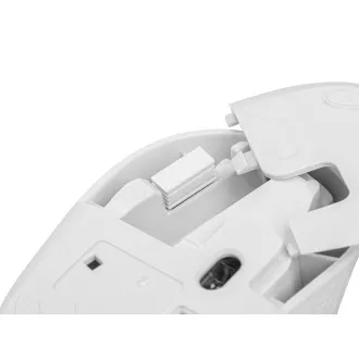 Miš Natec STORK/Uredski/Optički/1600 DPI/Bežični USB/Bijeli