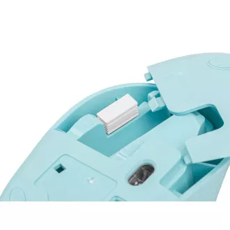 Miš Natec STORK/Uredski/Optički/1600 DPI/Bežični USB/Plavi