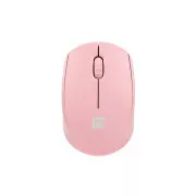 Miš Natec STORK/Uredski/Optički/1600 DPI/Bežični USB/Pink