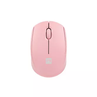 Miš Natec STORK/Uredski/Optički/1600 DPI/Bežični USB/Pink