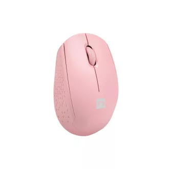 Miš Natec STORK/Uredski/Optički/1600 DPI/Bežični USB/Pink